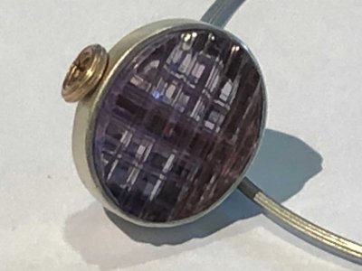 Amethyst mit Stecker an Creole