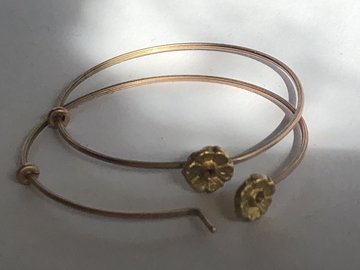 Creole mit 22ct Blume 480€