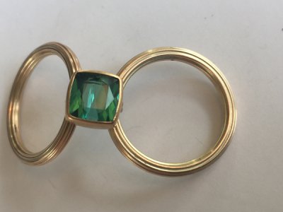 Turmalin 1,77ct türkis grün 3300.-€