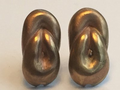 große Varioknotenstecker Rosegold 