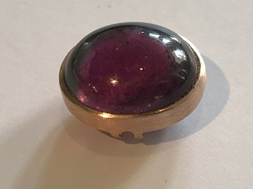 roter Turmalin 9,77ct in Rosegold 