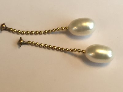 37x7,5mm 750 Ggkugelkette Zuchtperle 290.-€